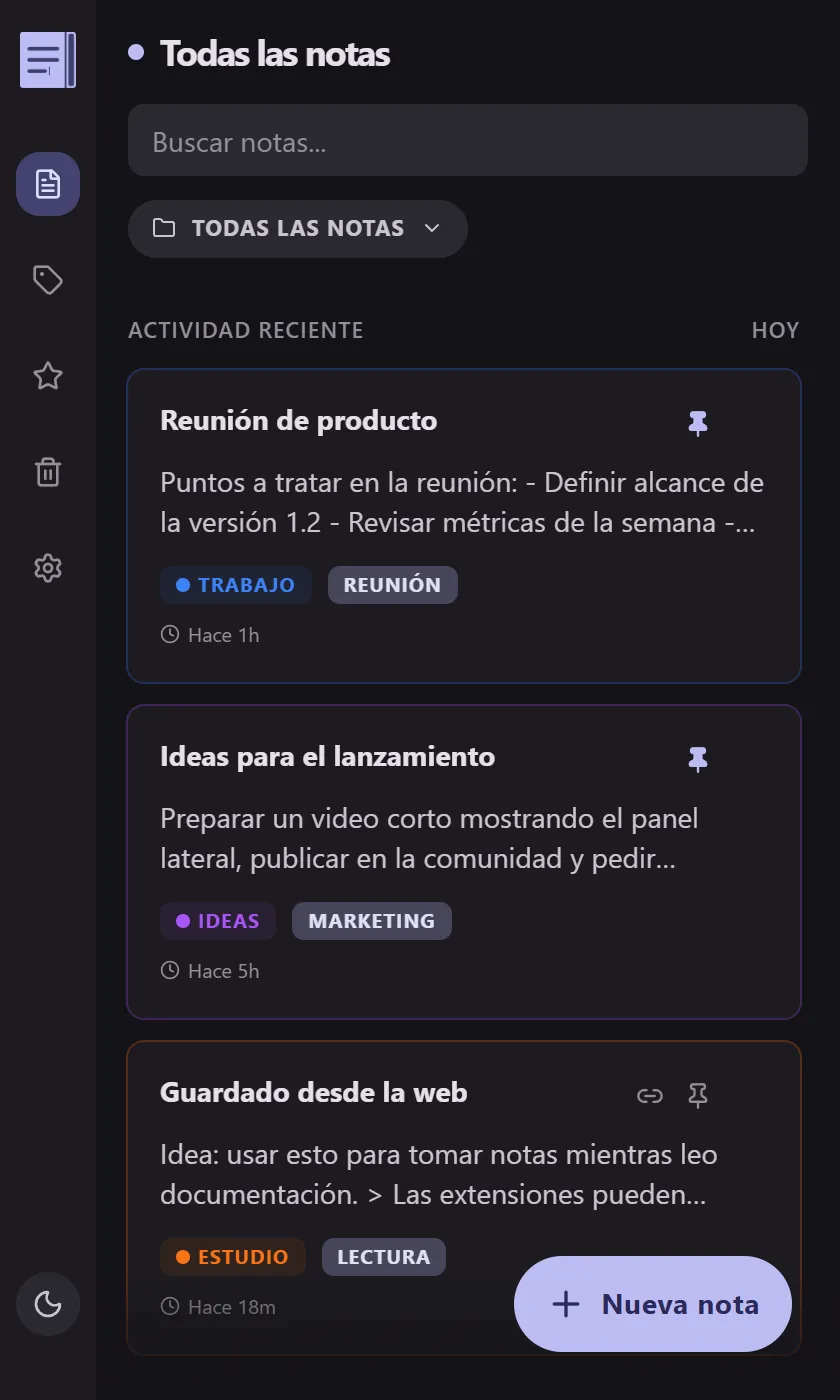 Draft - SideNotes screenshot